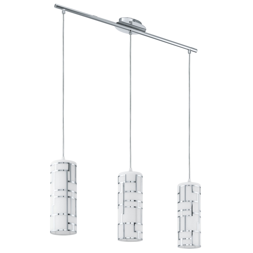 Eglo - Suspension filaire BAYMAN 3xE27/60W/230V