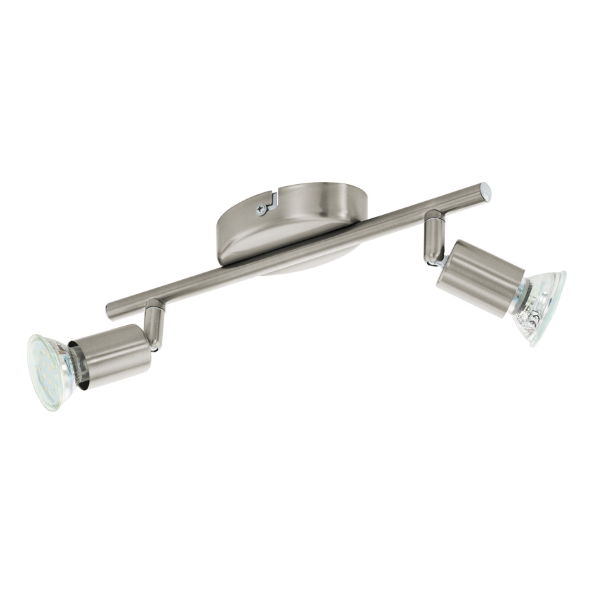 Eglo - Luce Spot a LED 2xGU10/2,8W/230V