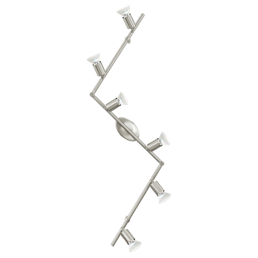 Eglo - Luce Spot a LED 6xGU10-LED/2,8W/230V