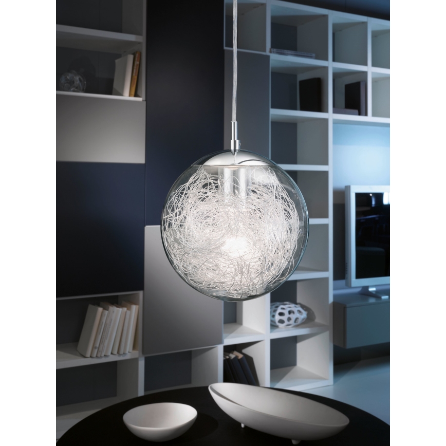 Eglo 93073 - Lampadario LUBERIO 1xE27/60W/230V Ø 25 cm