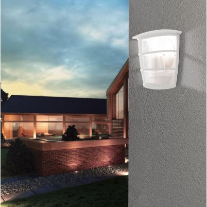 Eglo - LED-Außenwandleuchte 1xE27/8,5W/230V IP44