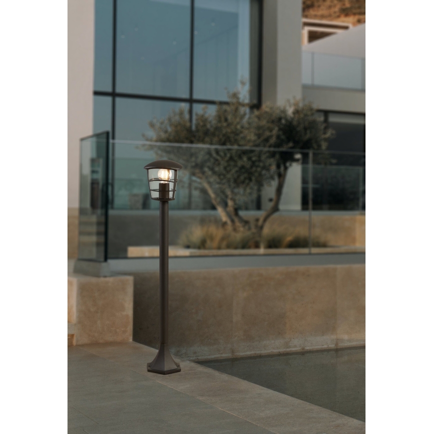 Eglo - lampe LED d'extérieur 1xE27/8,5W/230V IP44 noire