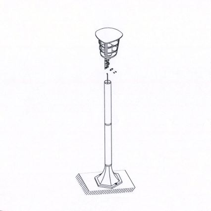 Eglo - LED-Außenleuchte E27/8,5W/230V IP44