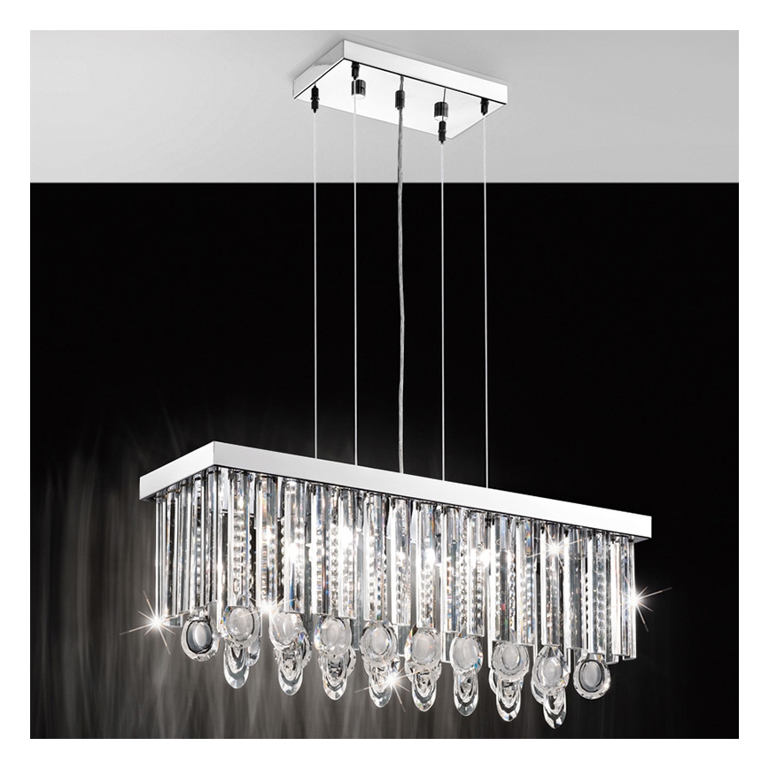 Eglo 93422 - Lustr na lanku CALAONDA 7xG9/33W/230V