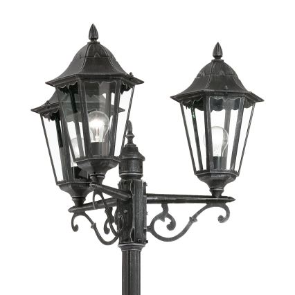 Eglo - Lampadaire extérieur 3xE27/60W/230V IP44