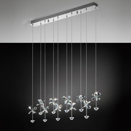 Eglo - Lampadario LED a sospensione con filo 10xLED/2,5W/230V
