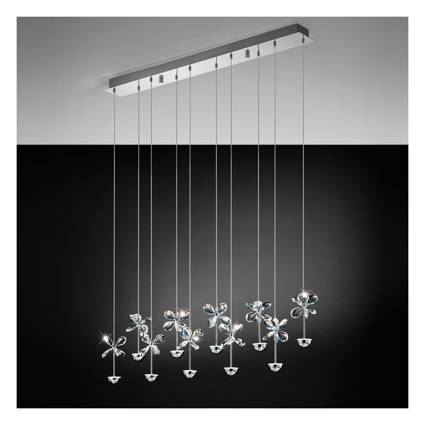 Eglo - Lampadario LED a sospensione con filo 10xLED/2,5W/230V