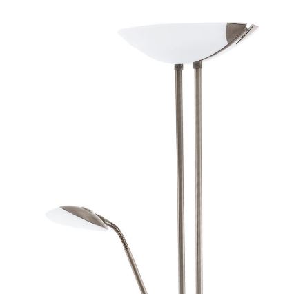 Eglo - Dimmbare LED-Stehleuchte LED/20W + LED/2,5W bronzen