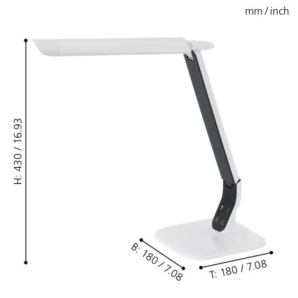 Eglo - Lampada LED dimmerabile LED/6W/230V