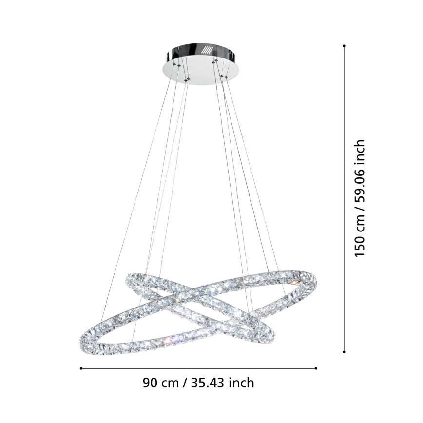 Eglo - LED-Kronleuchter LED/56,1W/230V