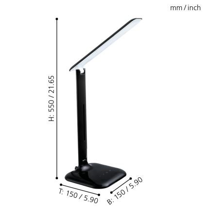 Eglo 93966 -  Lampada da tavolo CAUPO LED/2.9W/230V
