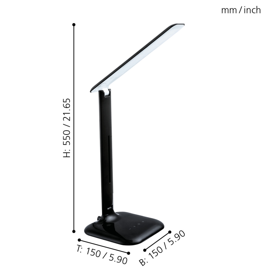 Eglo 93966 -  Lampada da tavolo CAUPO LED/2.9W/230V