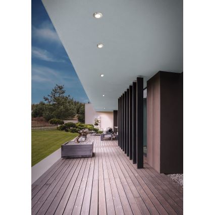 Eglo 94092 - Plafonnier LED encastré pour salle de bains MARGO 1xGU10/5W/230V IP65