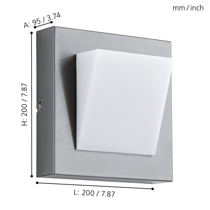 Eglo 94114 - lampada da esterno GALARY 1 a LED/3,7W/230V IP44