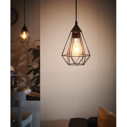 Eglo - Lampadario a sospensione con cavo 1xE27/60W/230V