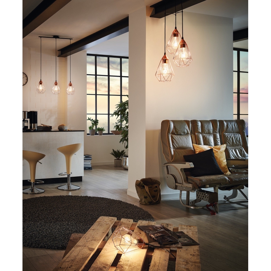 Eglo - Luce da tavolo con presa 1xE27/60W/230V