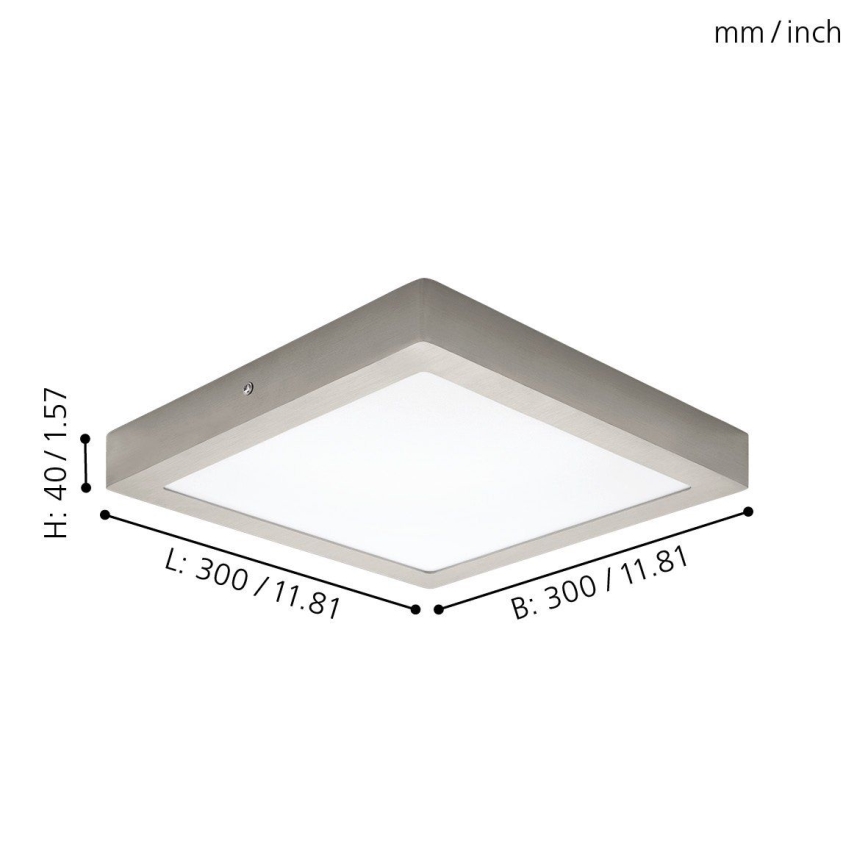 Eglo 94528 - plafonnier LED FUEVA 1 LED/22W/230V