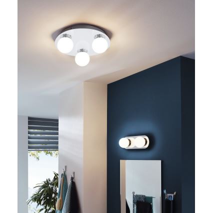 Eglo - Luminaire salle de bain 3xLED/3,3W/230V IP44