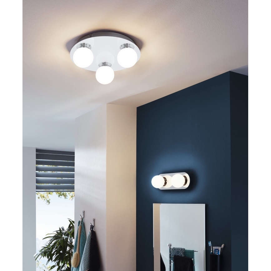 Eglo - Luminaire salle de bain 3xLED/3,3W/230V IP44