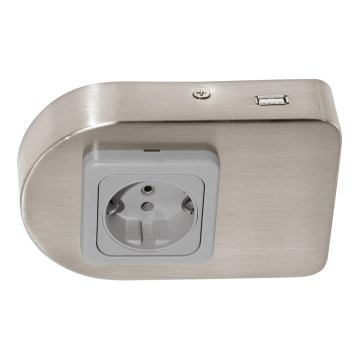 Eglo 94662 - Presa per sottopensile da cucina, incl. USB TAXANO