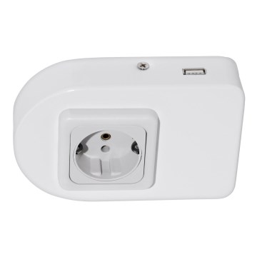 Eglo 94663 - Presa per sottopensile da cucina SCHUKO USB incluso TAXANO
