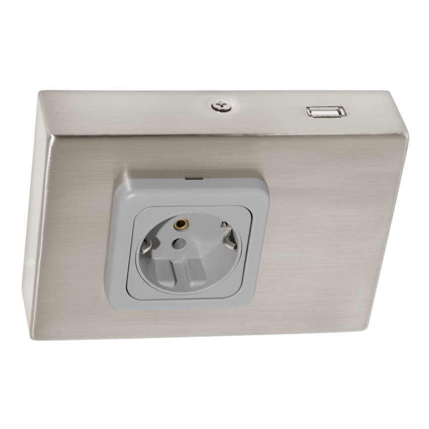 Eglo 94664 - Presa per sottopensile da cucina SCHUKO USB incluso TAXANO