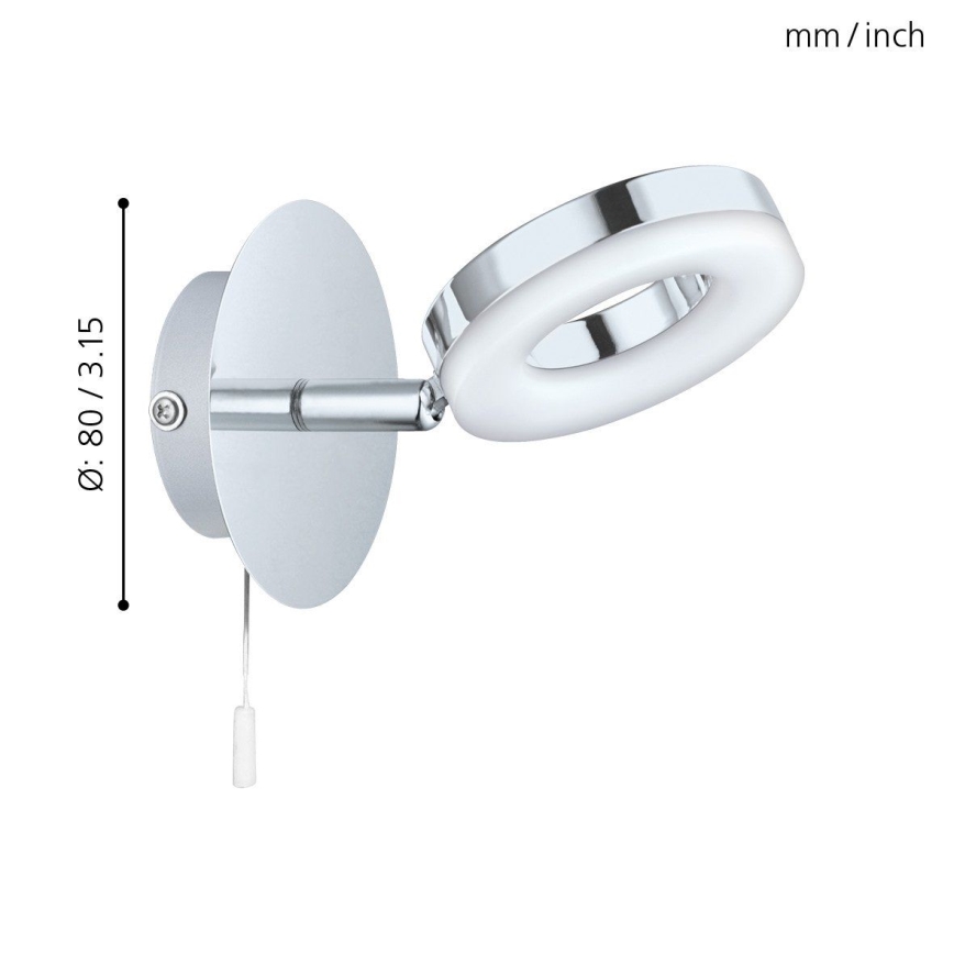 Eglo 94756 - Lampada LED da bagno GONARO 1xLED/3,8W/230V