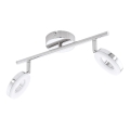 Eglo 94757 - Luminaire LED salle de bain GONARO 2xLED/3,8W/230V IP44