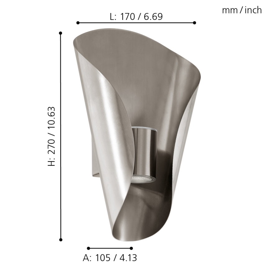Eglo 94779 - Luminaire extérieur BOSARO 2xLED/2,5W/230V IP44
