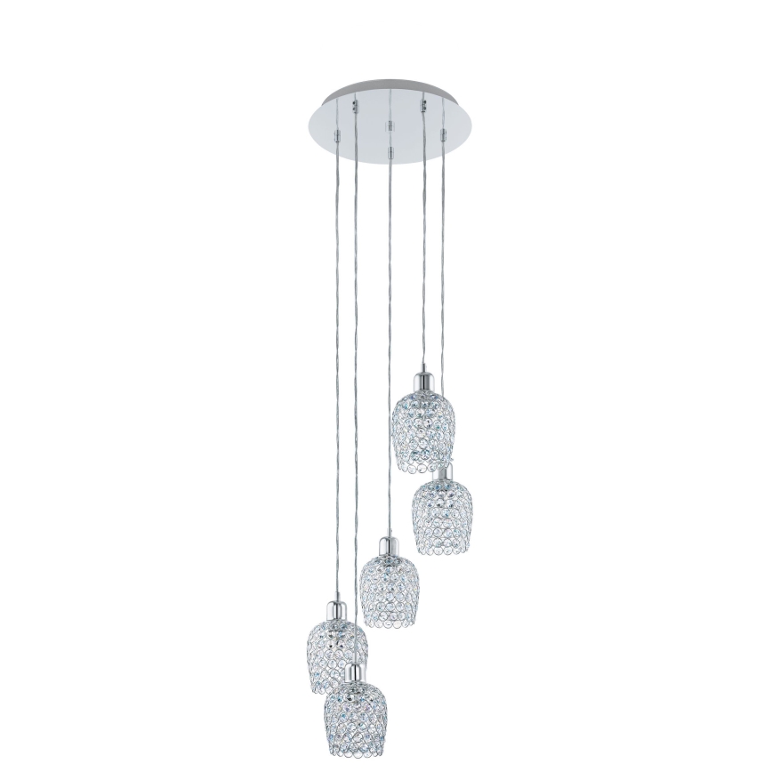 Eglo - Lampadario a sospensione con filo 5xE27/60W/230V