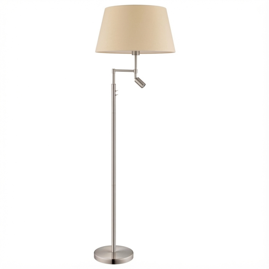 Eglo - Lampadaire 1xE27/60W + LED/2,1W