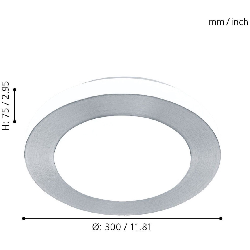 Eglo - Luminaire salle de bain 1xLED/11W/230V IP44