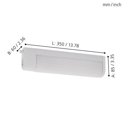 Eglo - Applique 2xE14/40W/230V