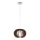 Eglo 95023 - Suspension sur câble STELLATO 1xE27/60W/230V Ø 30 cm marron