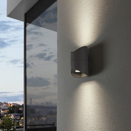 Eglo 95076 - Außenwandleuchte ABRANTES 2xLED/6W/230V IP44