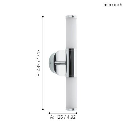 Eglo - LED-Badezimmerleuchte 2xLED/4,5W/230V IP44