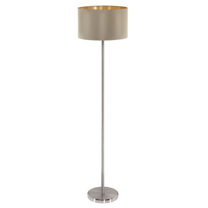 Eglo - Lampadaire 1xE27/60W/230V taupe