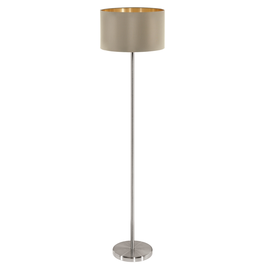 Eglo - Lampadaire 1xE27/60W/230V taupe