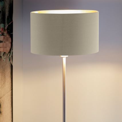 Eglo - Lampadaire 1xE27/60W/230V taupe