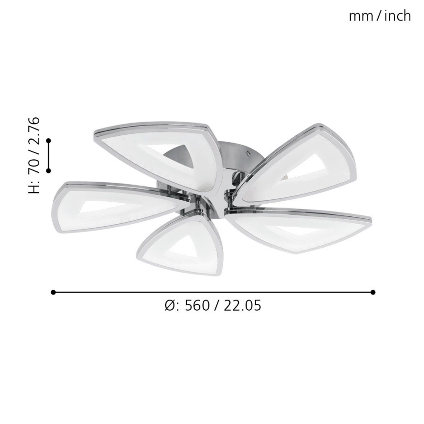 Eglo - LED Deckenleuchte 5xLED/6W/230V