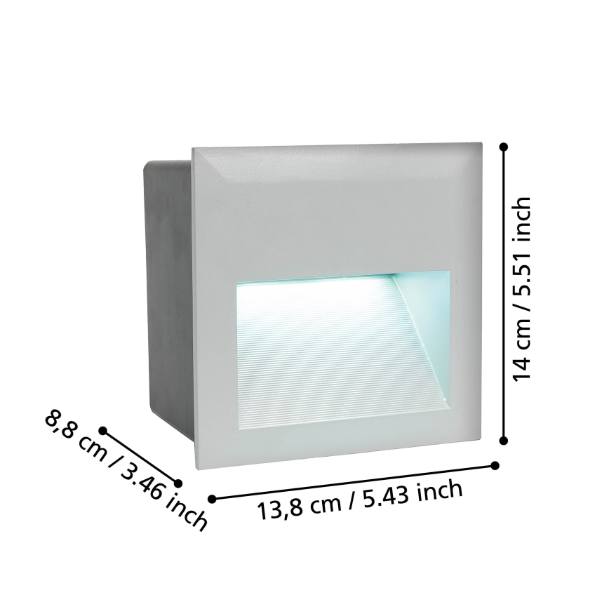 Eglo - LED-Orientierungsleuchte 1xLED/3,7W/230V IP65