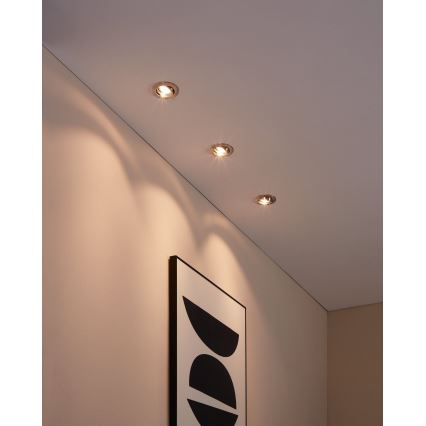Eglo - Confezione da 3 faretti LED da incasso TEDO 1x GU10-LED/5W/230V