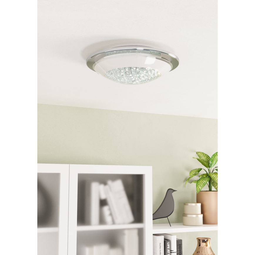 Eglo - LED Kristall Deckenleuchte LED/8,2W/230V