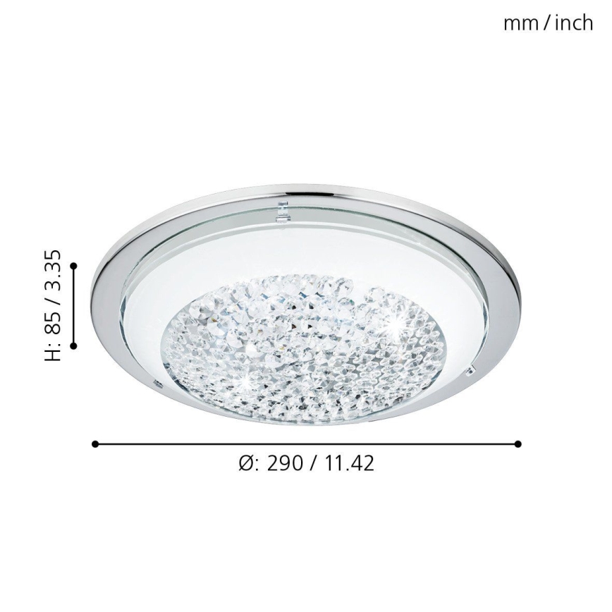 Eglo 95639 - Plafonnier encastré LED ACOLLA 3xLED/3,6W/230V