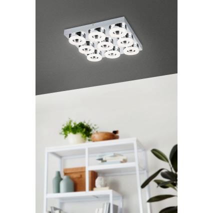 Eglo 95665 - Lampada da soffitto LED FRADELO 9xLED/4W/230V