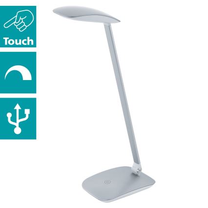 Eglo - Lampada da tavolo dimmerabile LED/4,5W/USB