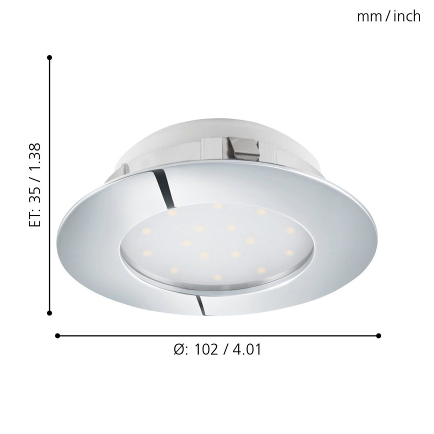 Eglo - Lampada LED da incasso 1xLED/12W/230V