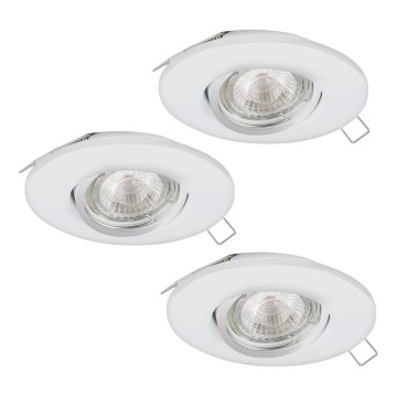 Eglo 95895 - SET 3x Lampada LED da incasso PENETO 1 1xGU10-LED/3W/230V