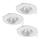 Eglo 95895 - SET 3x Lampada LED da incasso PENETO 1 1xGU10-LED/3W/230V
