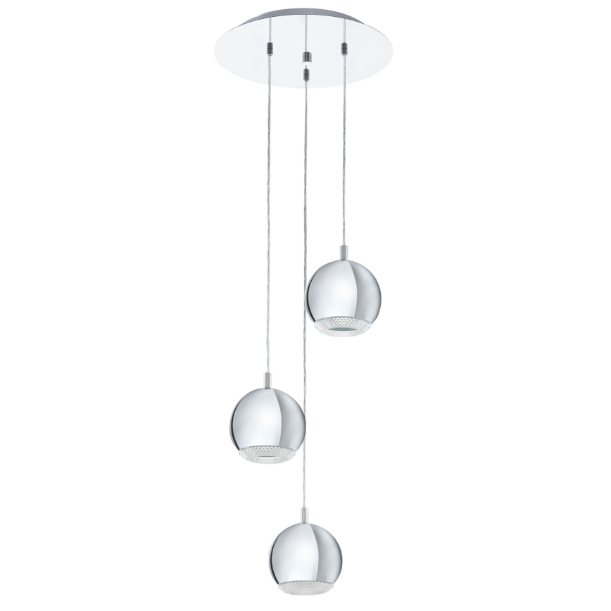 Eglo - Lampadario LED 3xGU10-LED/4W/230V
